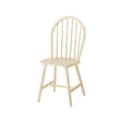 36 Inch H Spindle Back W.Chair Cream Rubber