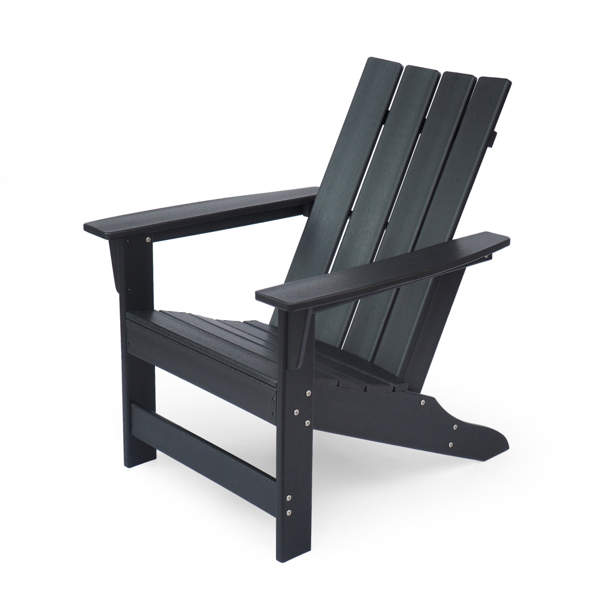 Encino Adirondack Chair Black Hdpe