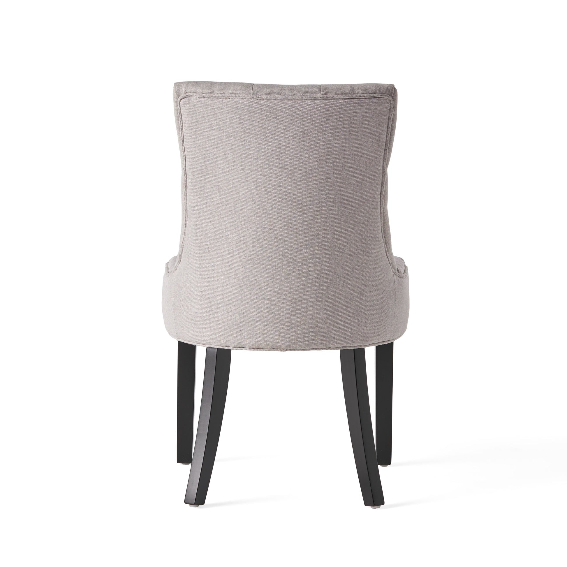 Cheney Dining Chair Kd Light Grey Wood Fabric