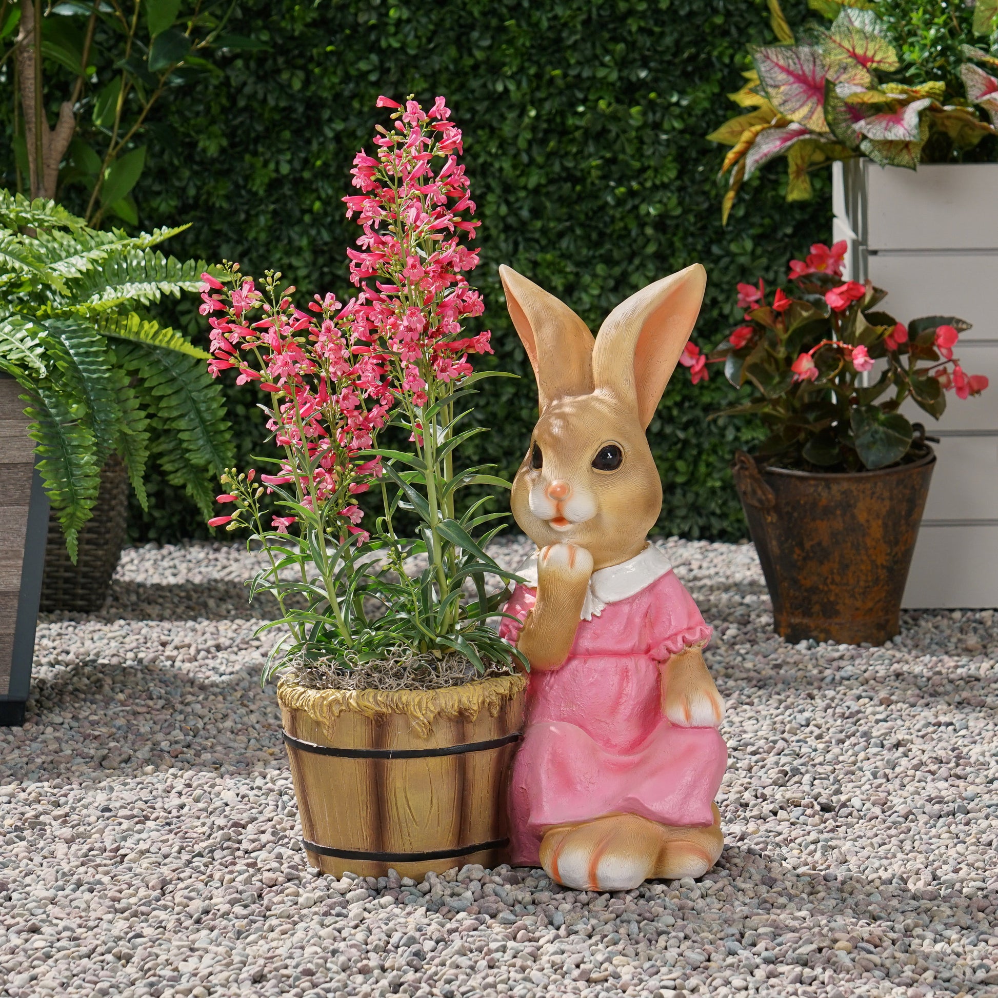 Mgo Rabbit Planter Brown Magnesium Oxide