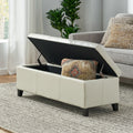 Glouster Storage Ottoman V2 Ivory Pu