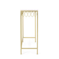 Console Table Gold Mdf Metal