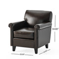 Bristol Club Chair Chocolate Pu