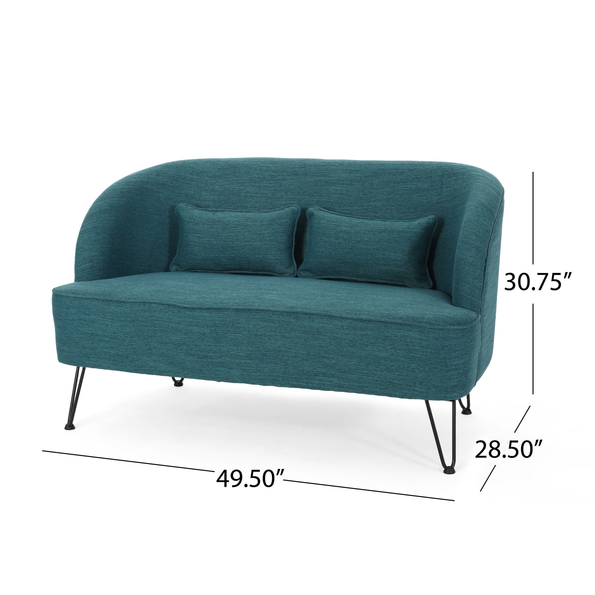 Seat Teal Particle Board