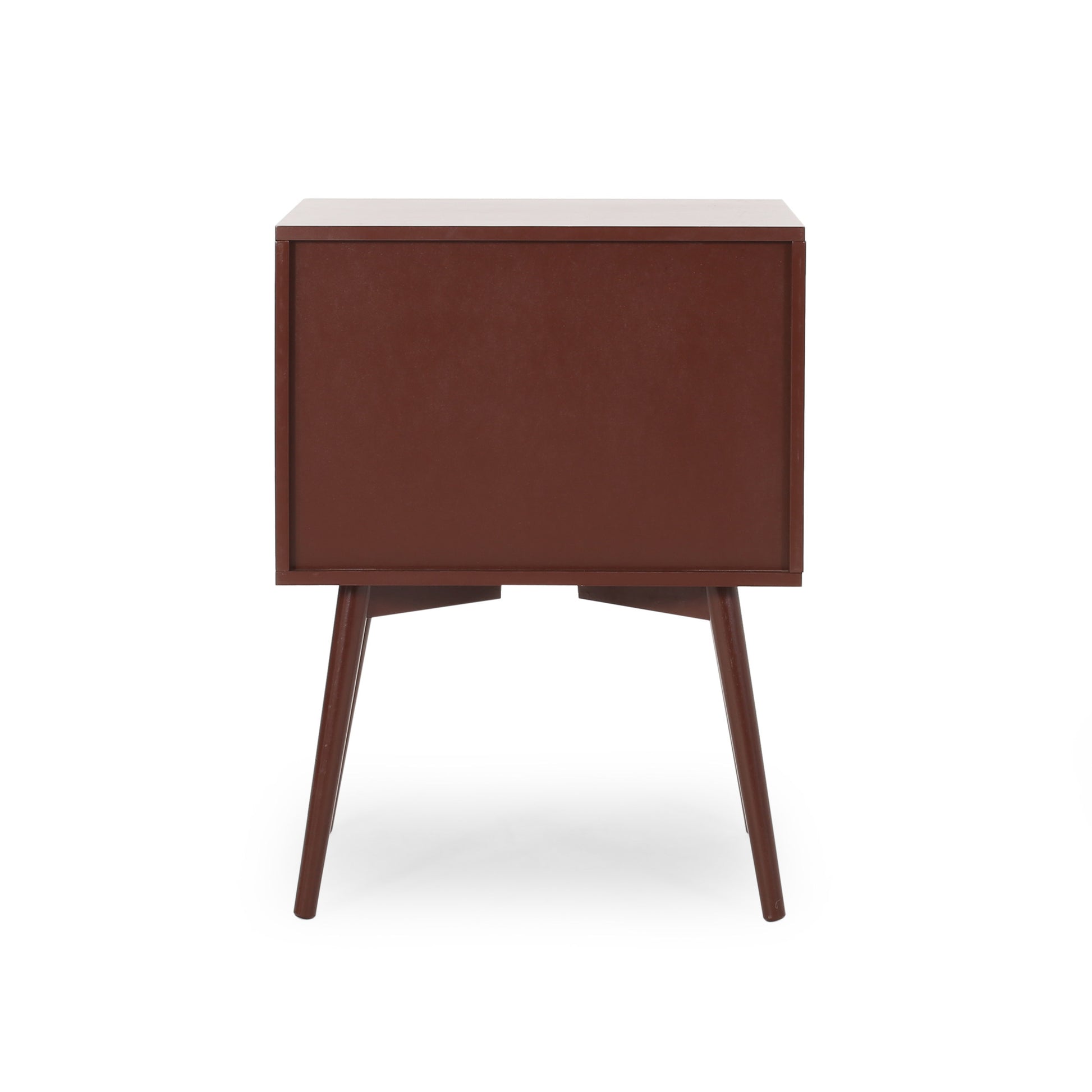 Side Table Brown White Mdf