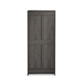 Delaney 2 Door Wardrobe Grey Mdf