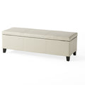 Glouster Storage Ottoman V2 Ivory Pu