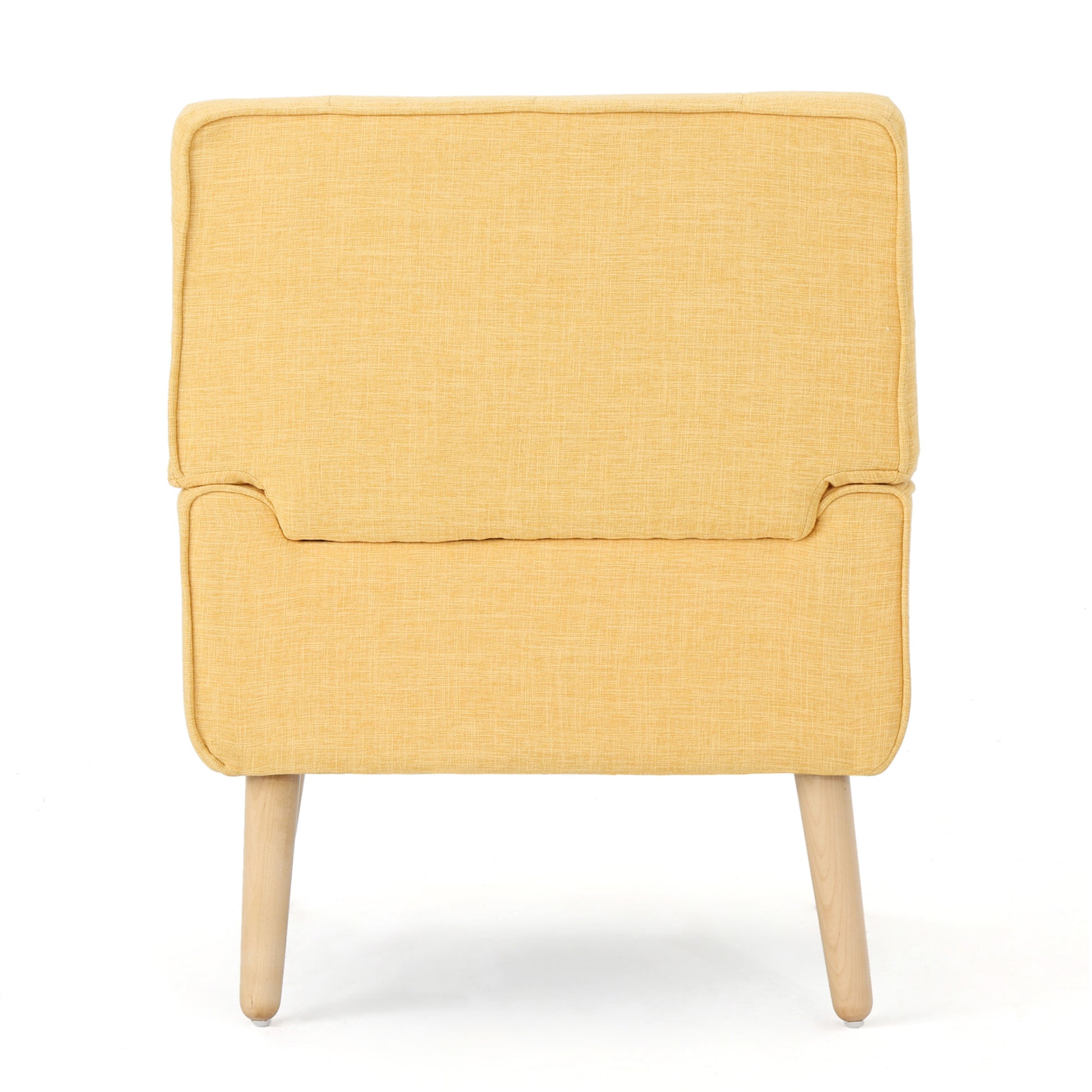 Brooke Retro Chair Kd Yellow Fabric