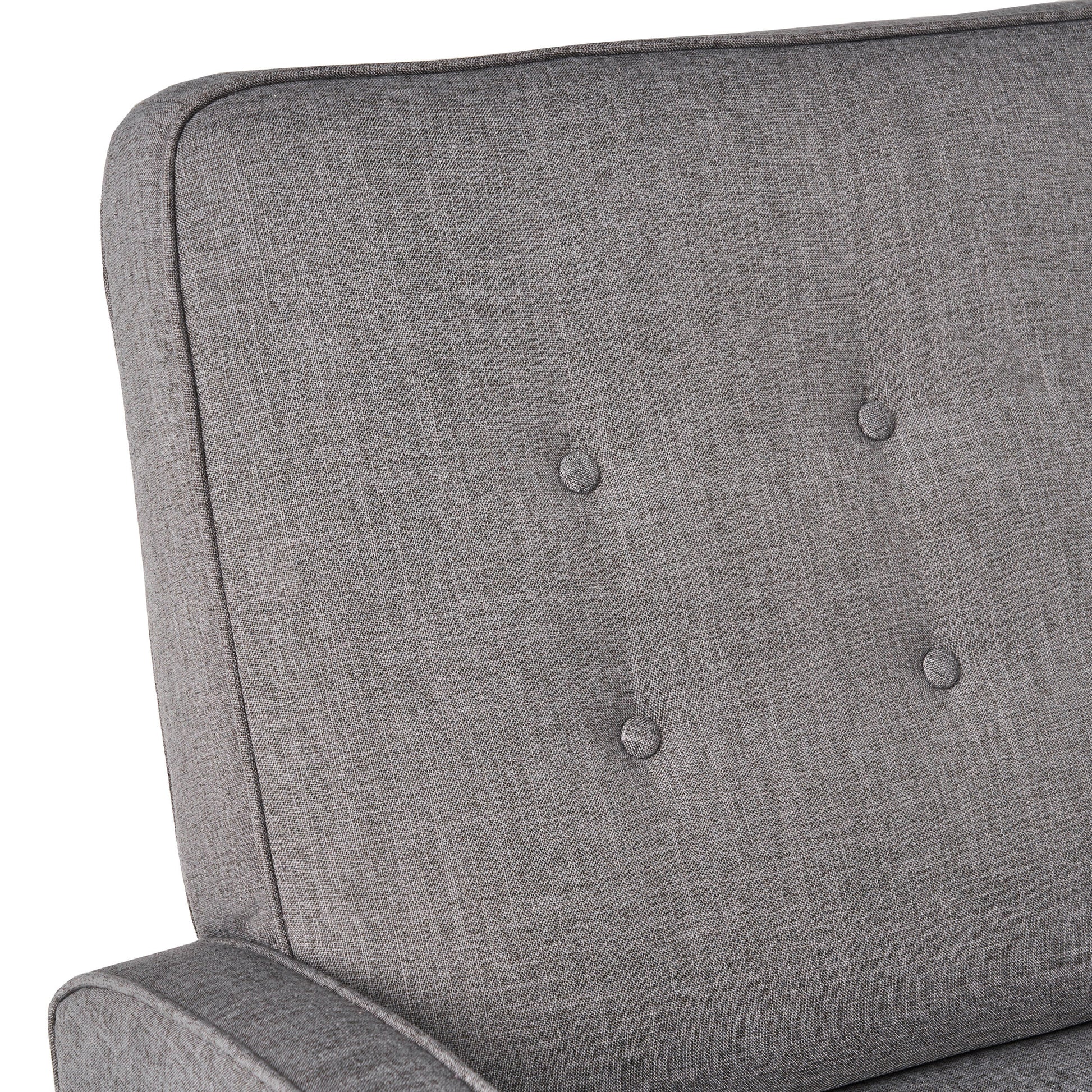 47" Wide Manual Standard Recliner Gray Fabric