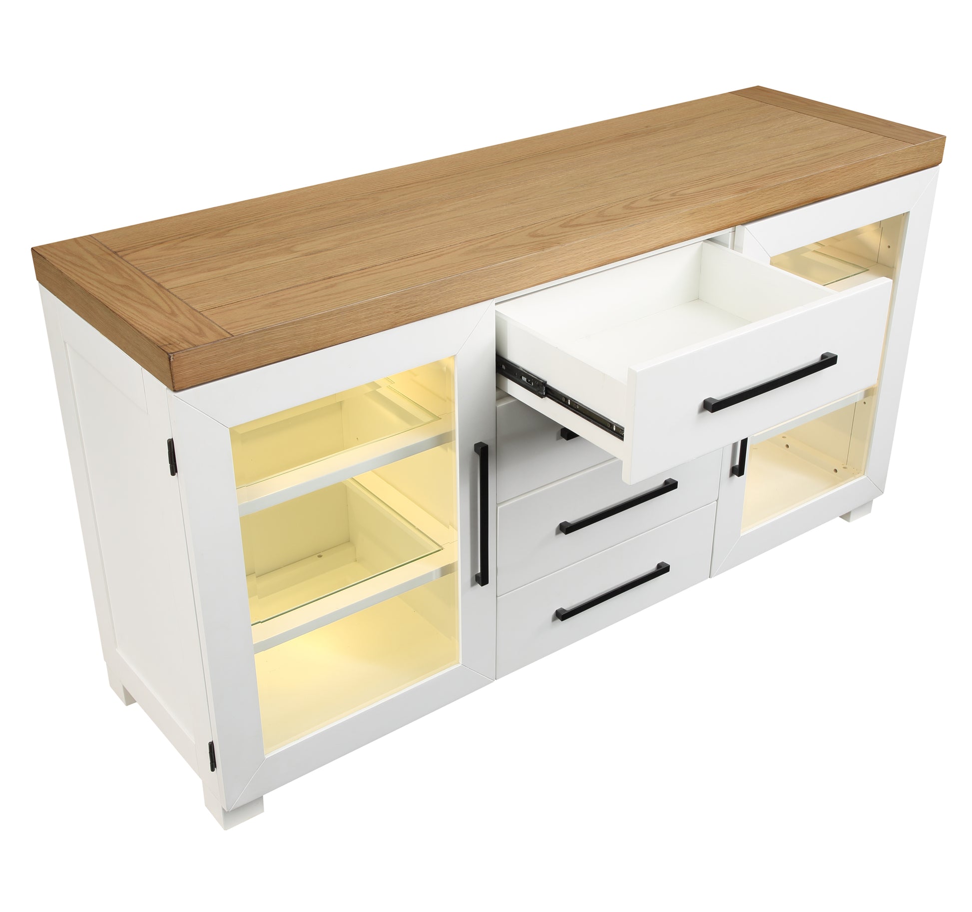 Magnolia Server White White Wood