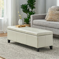 Glouster Storage Ottoman V2 Ivory Pu