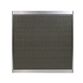 Outdoor Dining Table Anodized Aluminum Wicker Table Top Square Silver And Gray 35