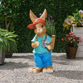 Mgo Rabbit Planter Blue Brown Magnesium Oxide