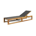 Mia Chaise Lounge Teak Metal & Wood