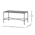 Luna Coffee Table Black Iron