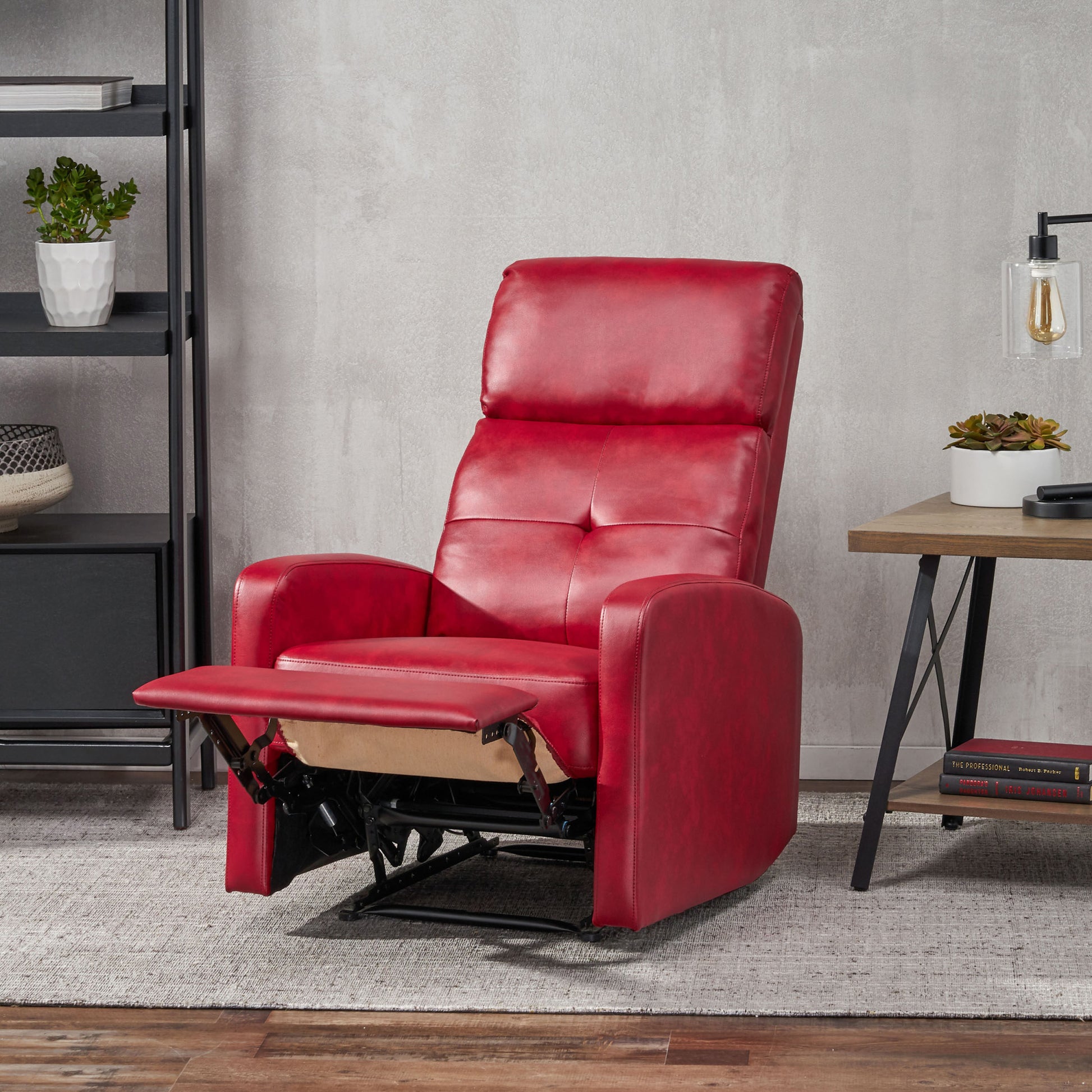 Recliner Red Pu