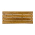 Denali Industrial Wood And Metal Bar Table Brown Acacia Wood