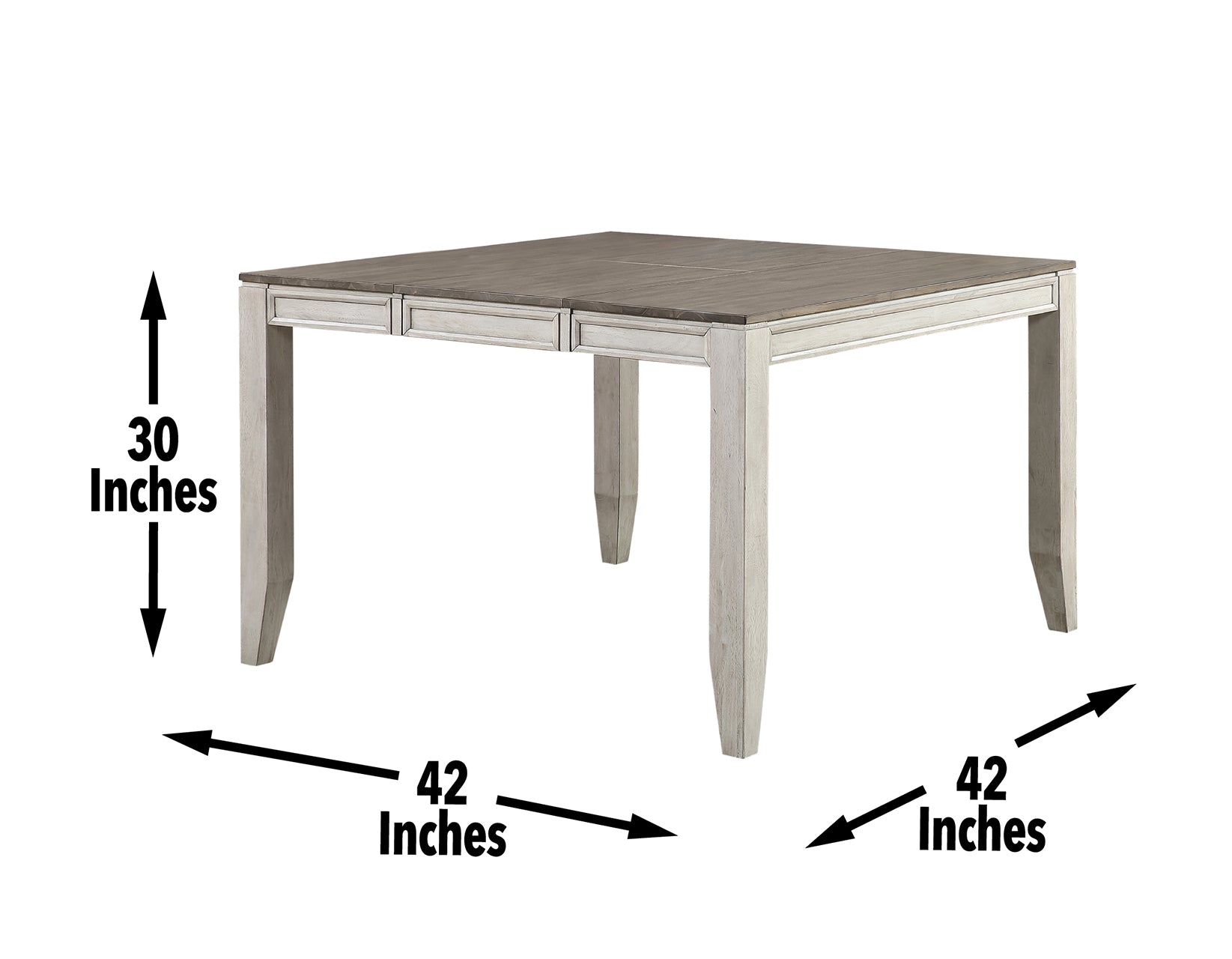 Abacus Counter Table Dark Brown Dark Brown Wood