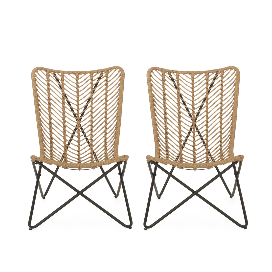 Gatlin Chair Light Brown Rattan