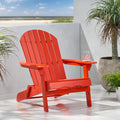 Malibu Adirondack Chair Red Acacia Wood