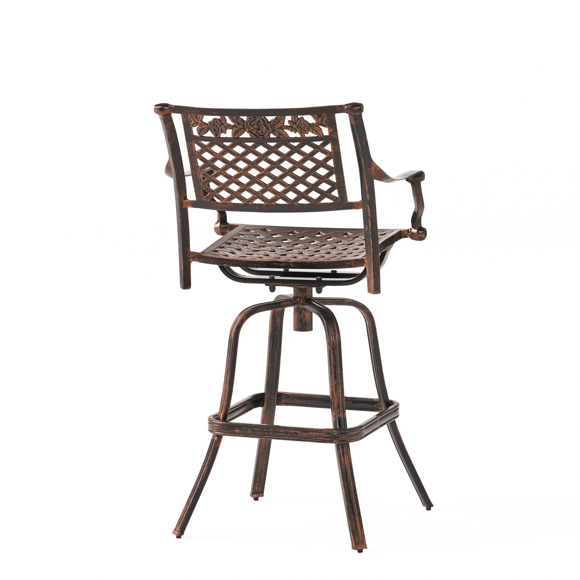 Tahoe Cast Barstool Copper Aluminium