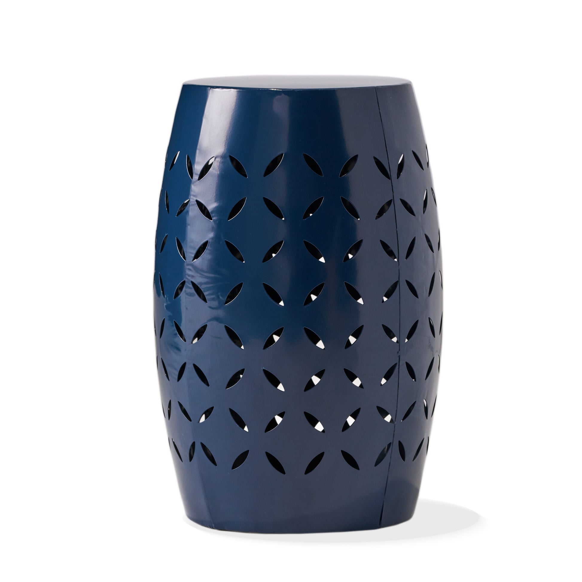 Lilac 12 Side Table Dark Blue Iron