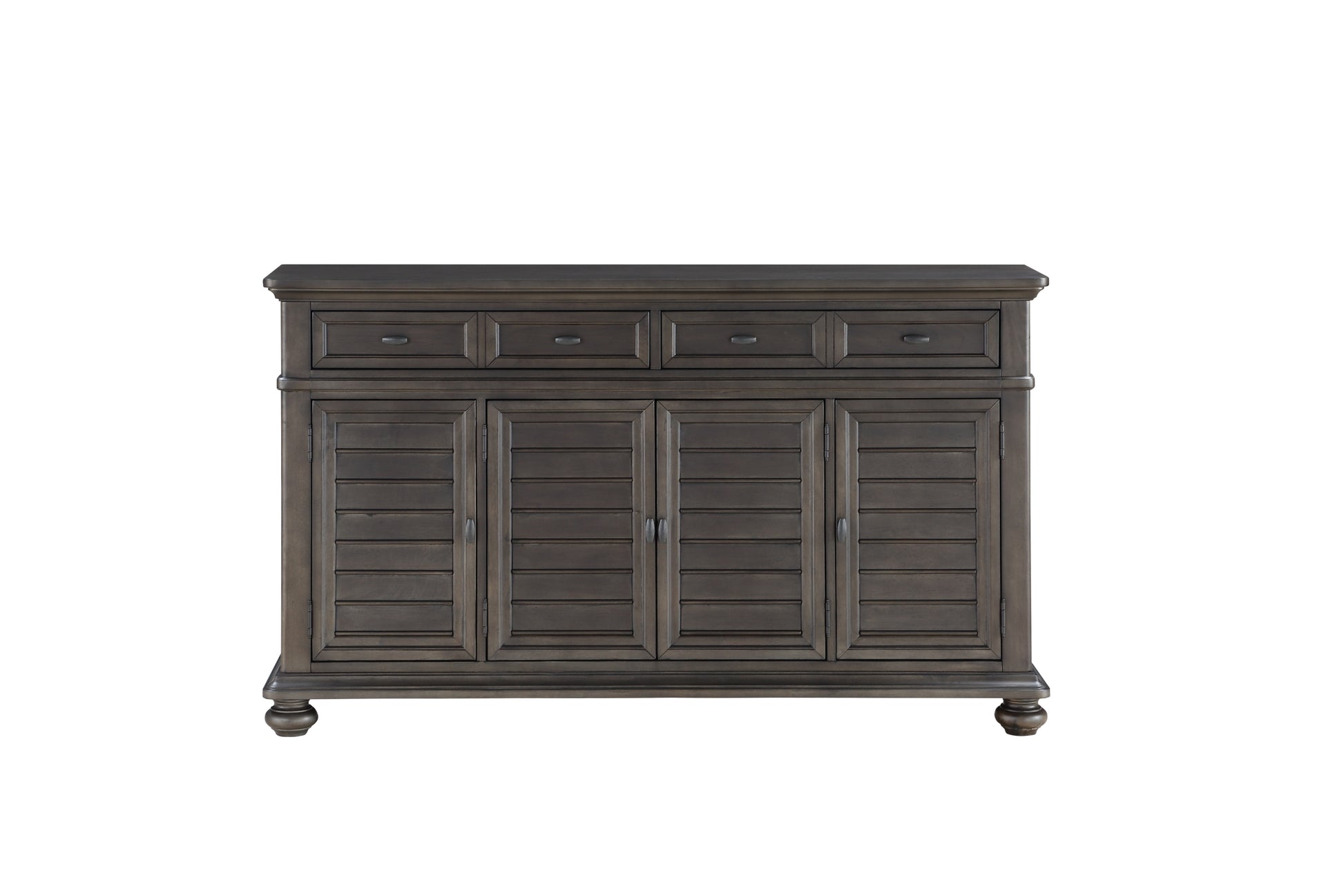 Linnett Server Dark Brown Dark Brown Wood