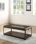 Waco Cocktail Table Brown Brown Iron
