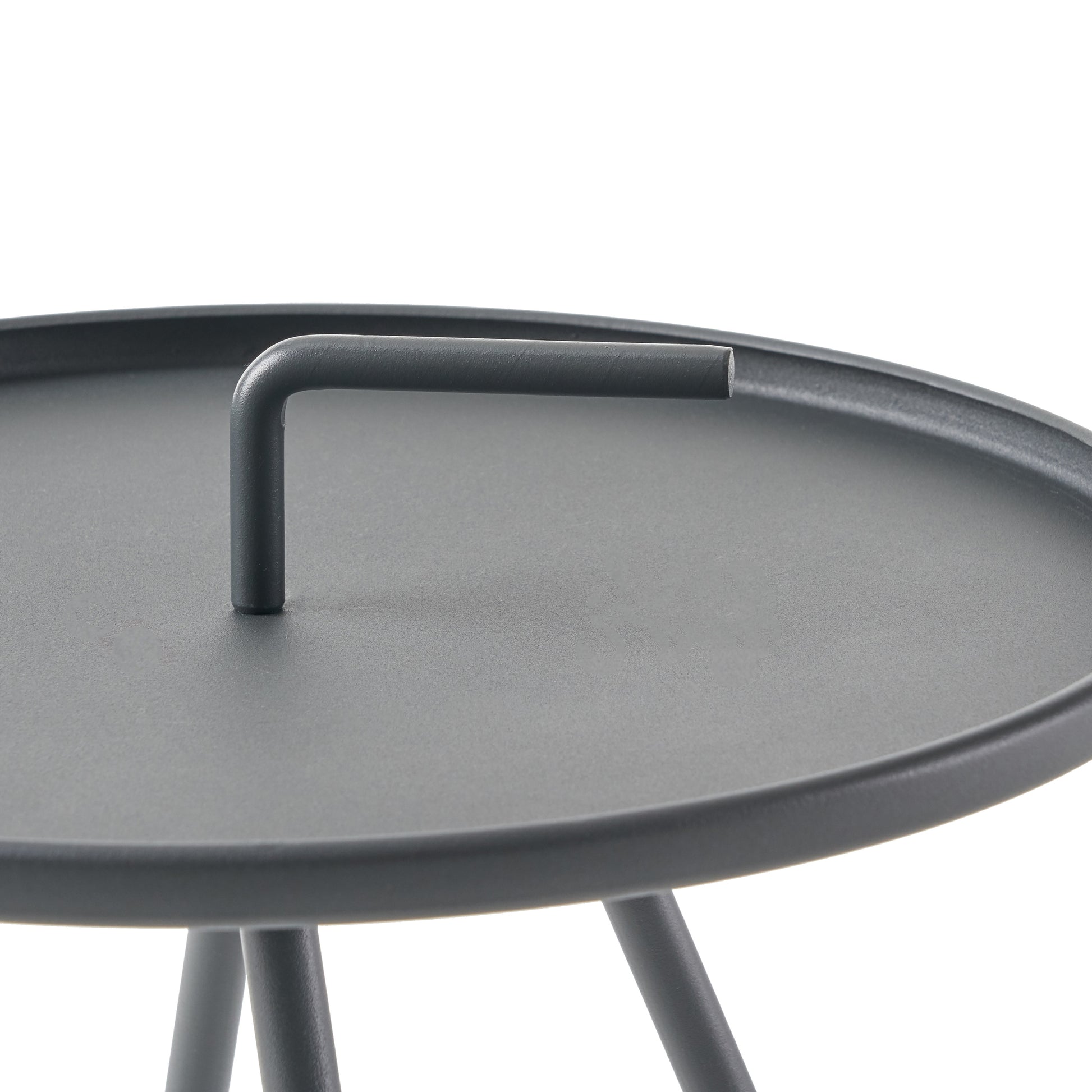 Vida 16.5" Side Table Grey Iron