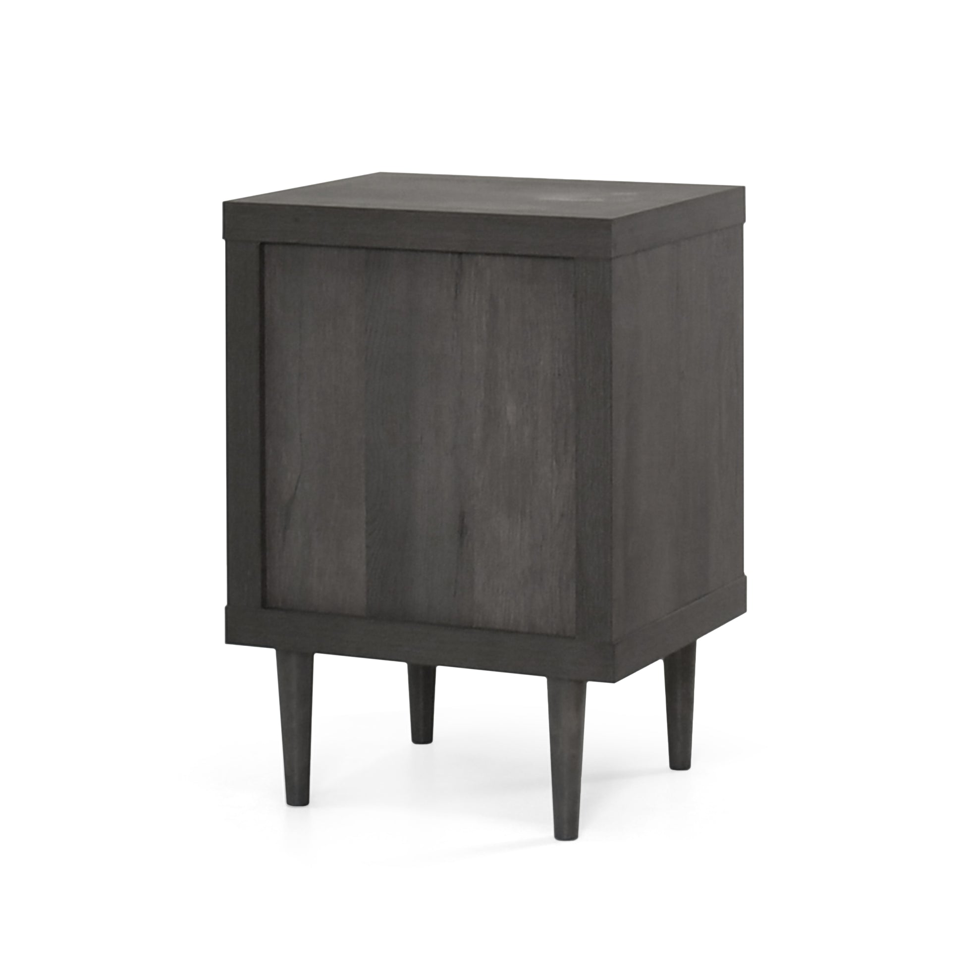 1 Drawer Nightstand Grey Mdf