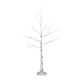 4Ft Birch Tree White Light 48Ledartificial Barkul Ip44 30V 3.6Wextended Line: 5M White Pvc