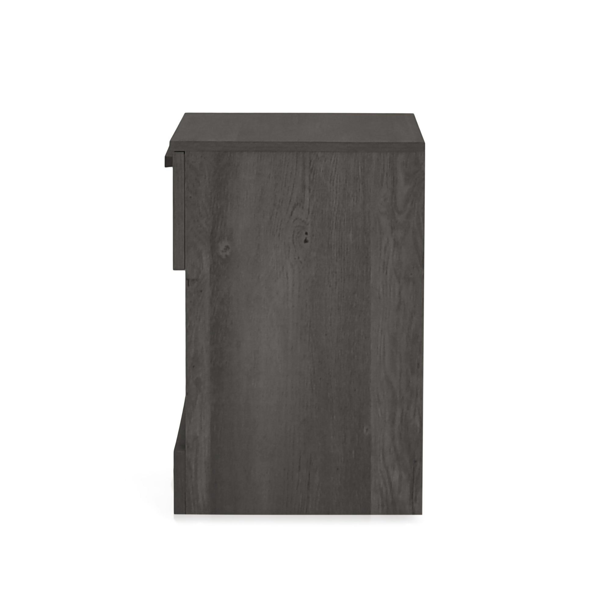 Delaney 1 Drawer Nightstand Grey Mdf