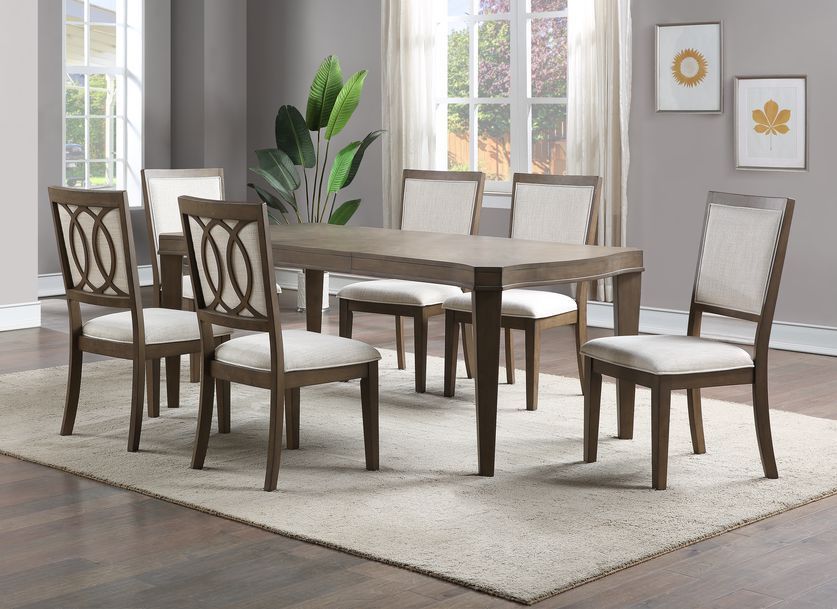 Bordeaux Side Chair Set Of 2 Brown Brown Wood