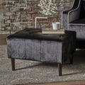 Ottoman Black Velvet