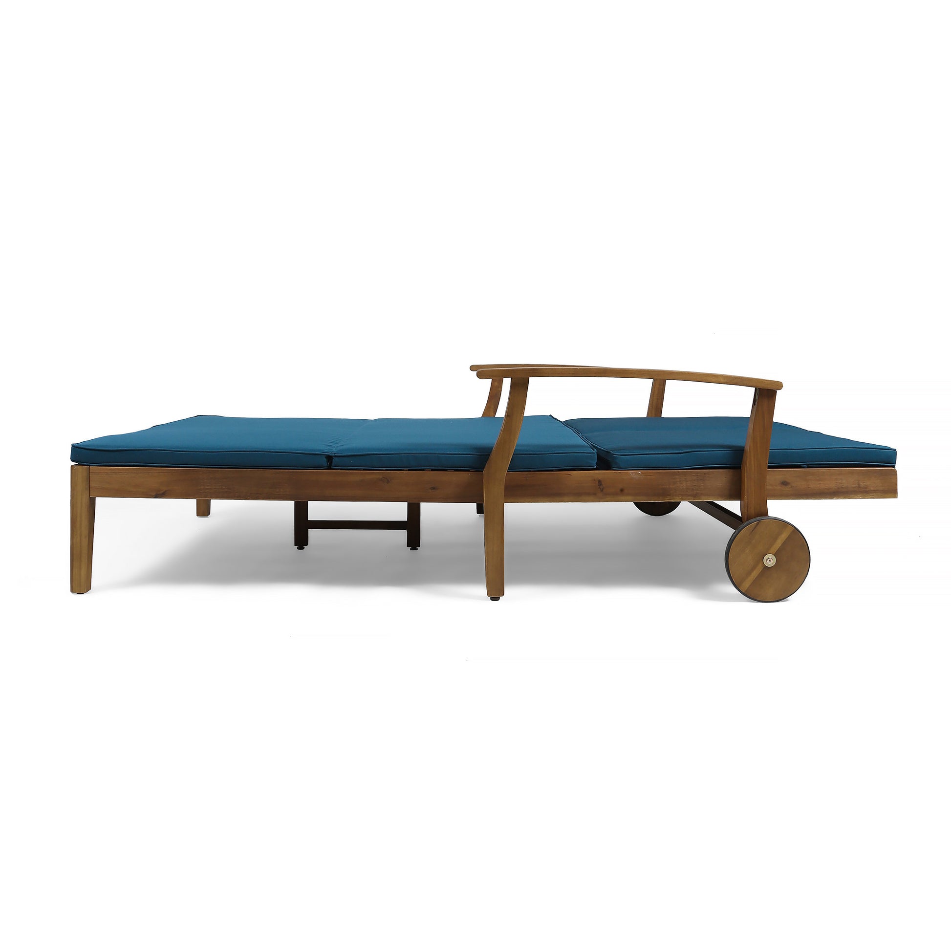 Perla Double Chaise Lounge Teak Acacia Wood