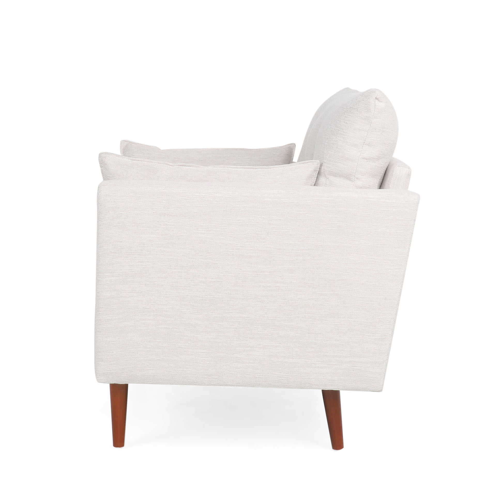 Club Chair Beige Fabric