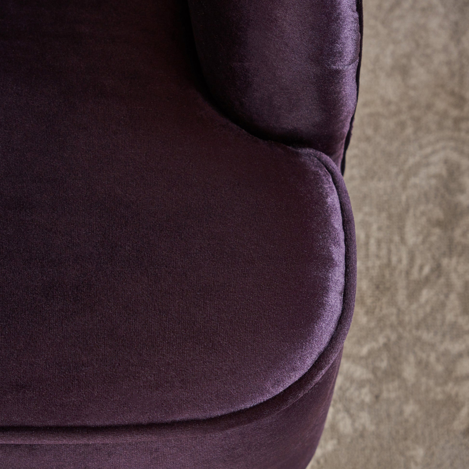 Chair Black Berry Altay Velvet