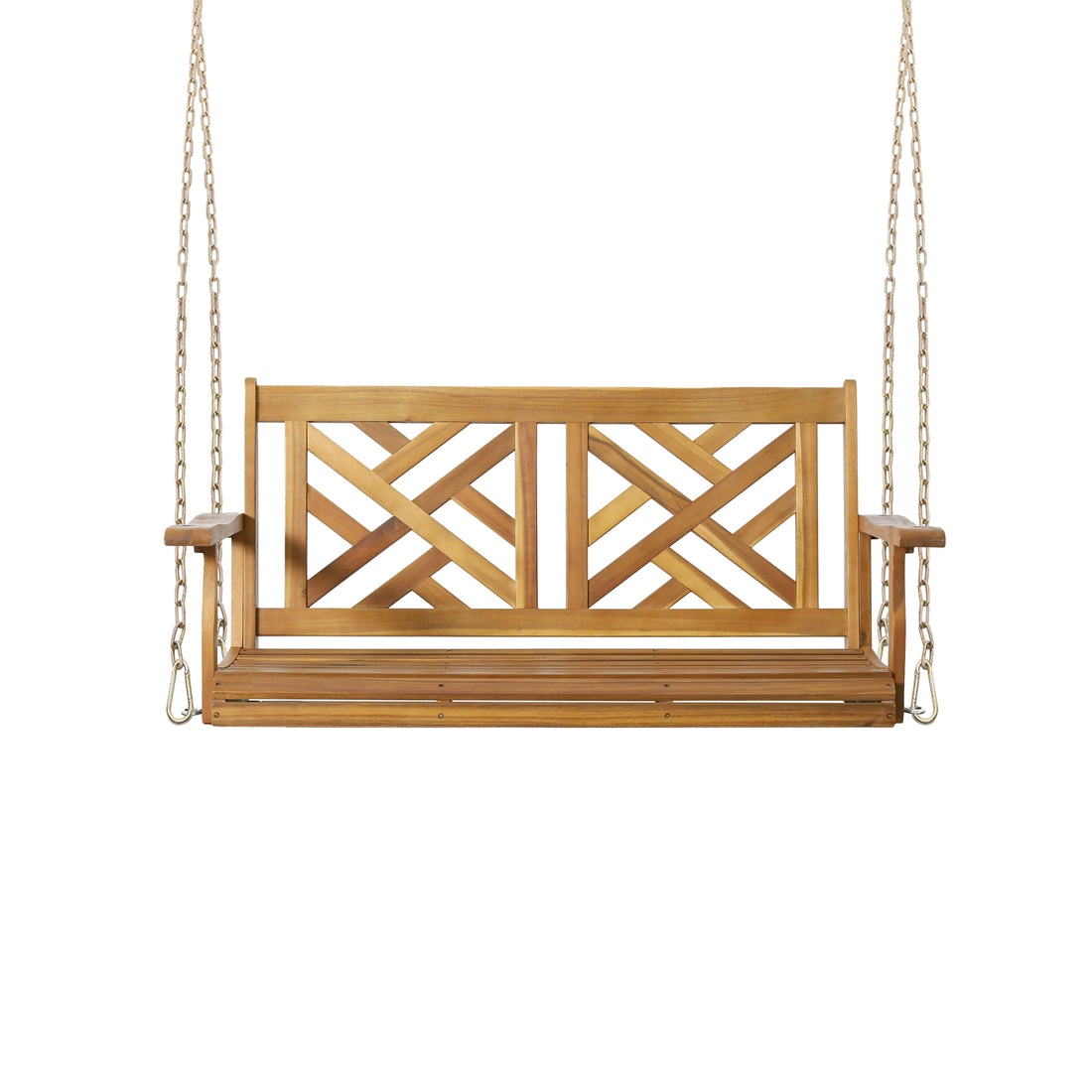 Alejandro Porch Swing Teak Wood Metal