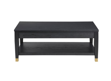 Yves Lift Top Coffee Table Black Black Wood