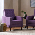 Recliner Purple Fabric