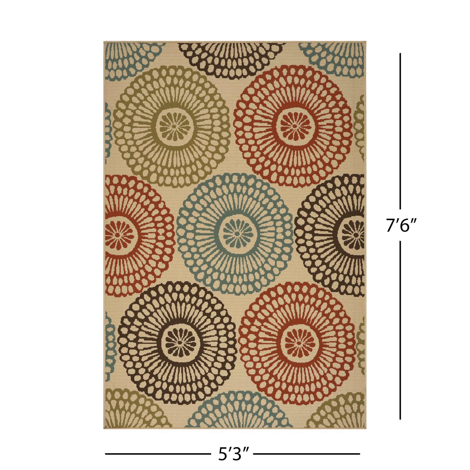 Montego 697J 5'3" X 7'6" Rug Beige Polypropylene