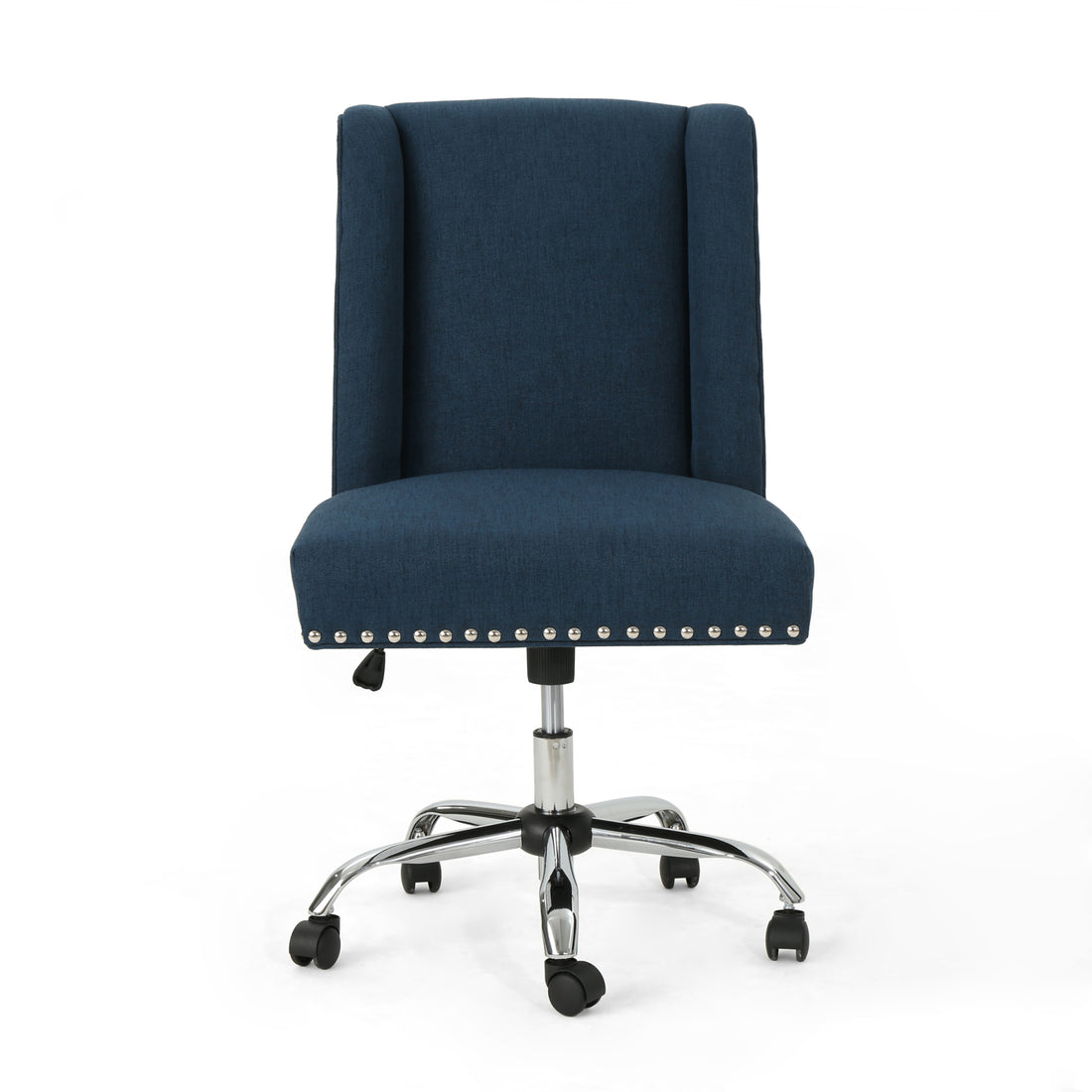 Office Chair Navy Blue Fabric