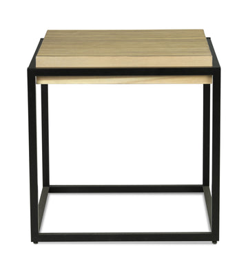 Oaklee End Table Brown Brown Iron