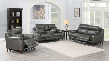 Trento 3 Piece Living Room Set Brown Brown Wood