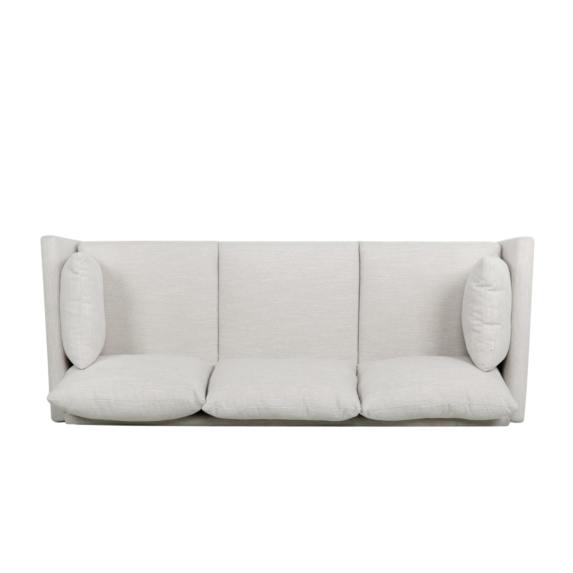 3 Seater Sofa Beige Fabric 3 Seat