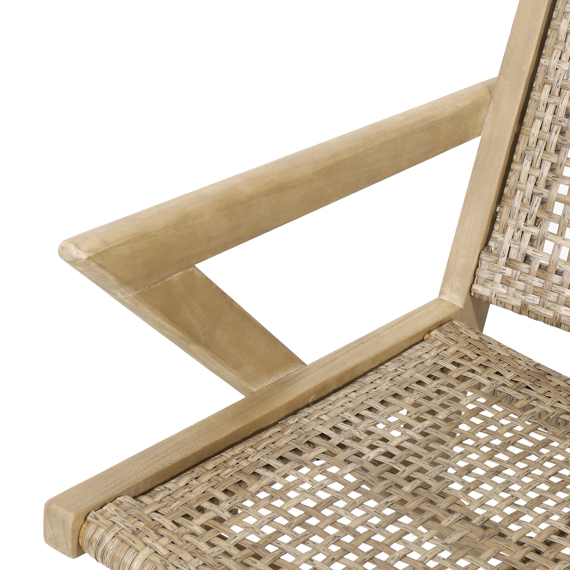 Braxton Chair Set Of 2 Light Brown Wicker
