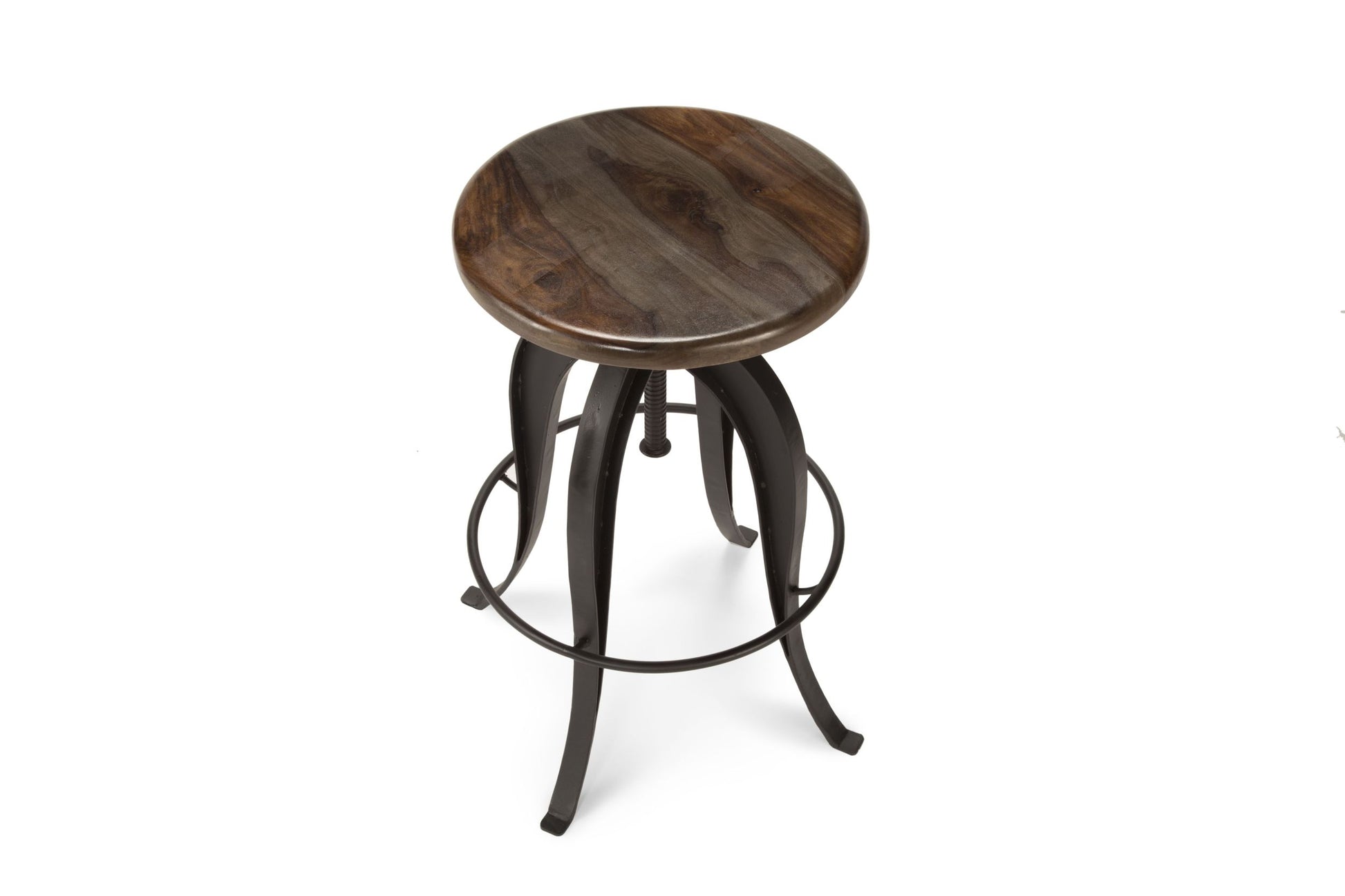 Sparrow Round Setup Stool Dark Brown Dark Brown Wood