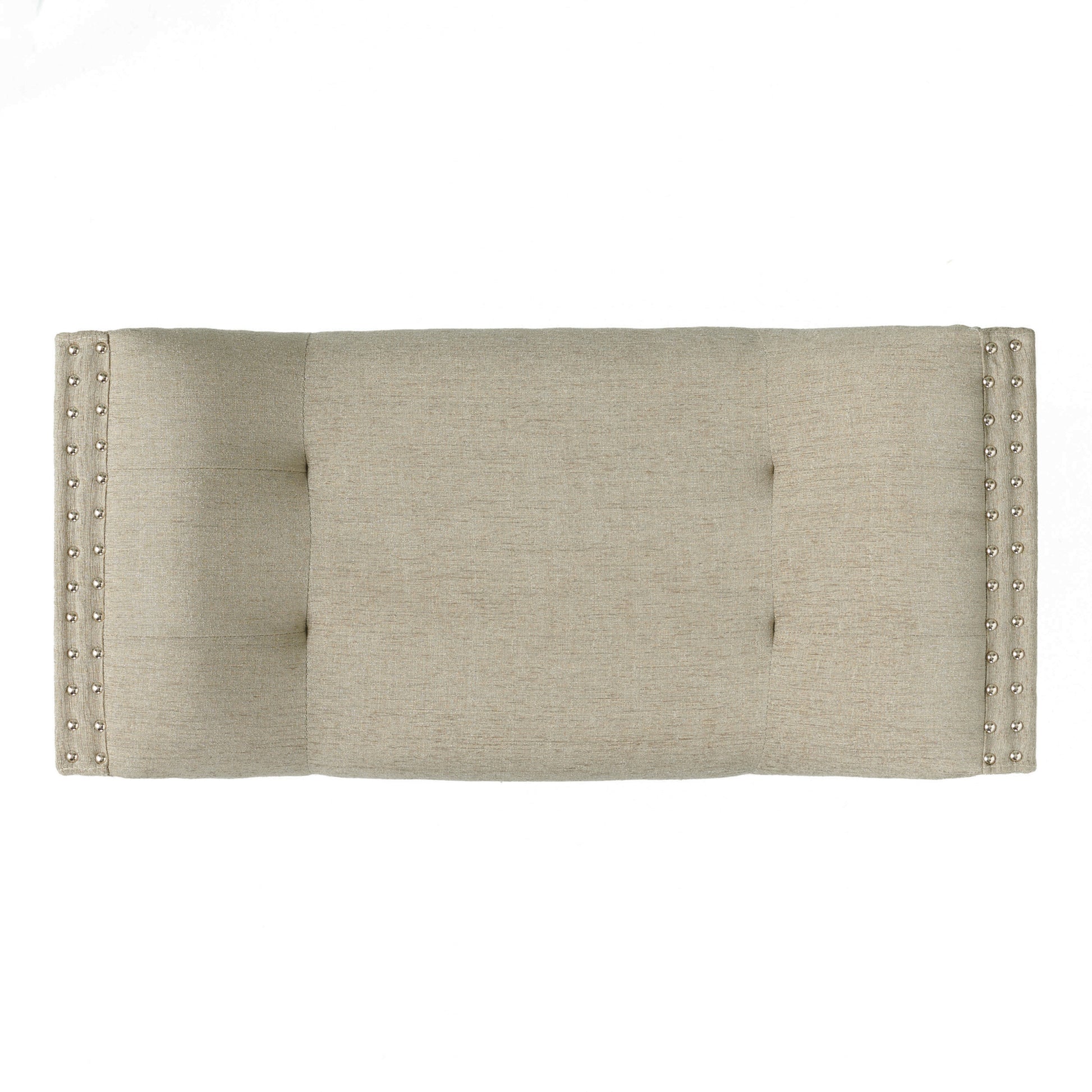 Marriott Ottoman Beige Fabric