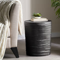 Birch 16 Mgo Side Table Black Concrete