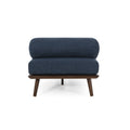 Chaise Lounge Navy Blue Fabric